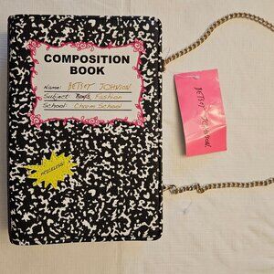 Betsey Johnson pocketbook "Notebook"
